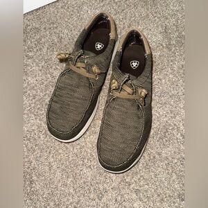 Ariat Men's Olive Slip-On Loafers